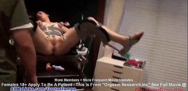 $CLOV Tina Lee Comet Submits Her Body to Science for INTENSE Orgasm Research by Doctor Tampa & Nurse Nyxon @ GirlsGoneGynoCom